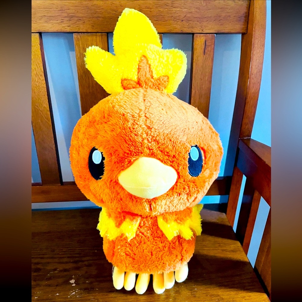 Pokemon Hokkori Yasare Achame chick bird 17” plush